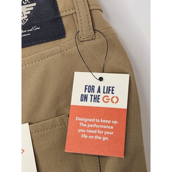 NWT Dockers Go Jean Cut Pants Men's 42x30 Beige Straight Performance Stretch - Picture 11 of 12